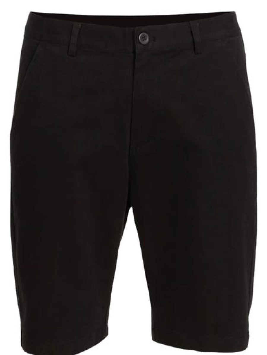 Iconic Soul Men's Black Chino Shorts - Classic Casual Comfort
