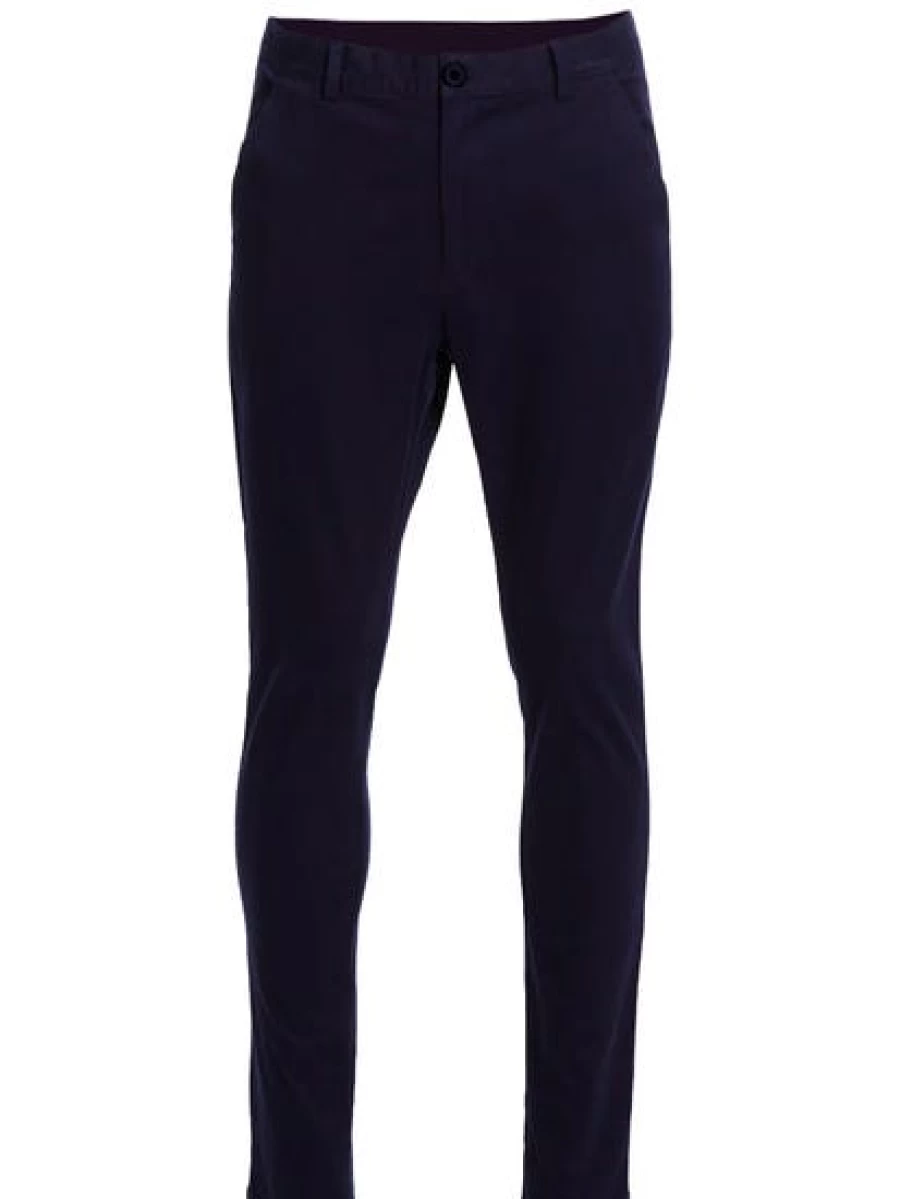 Iconic Soul Men's Navy Chino Pants - Classic Fit Casual Trousers for Men