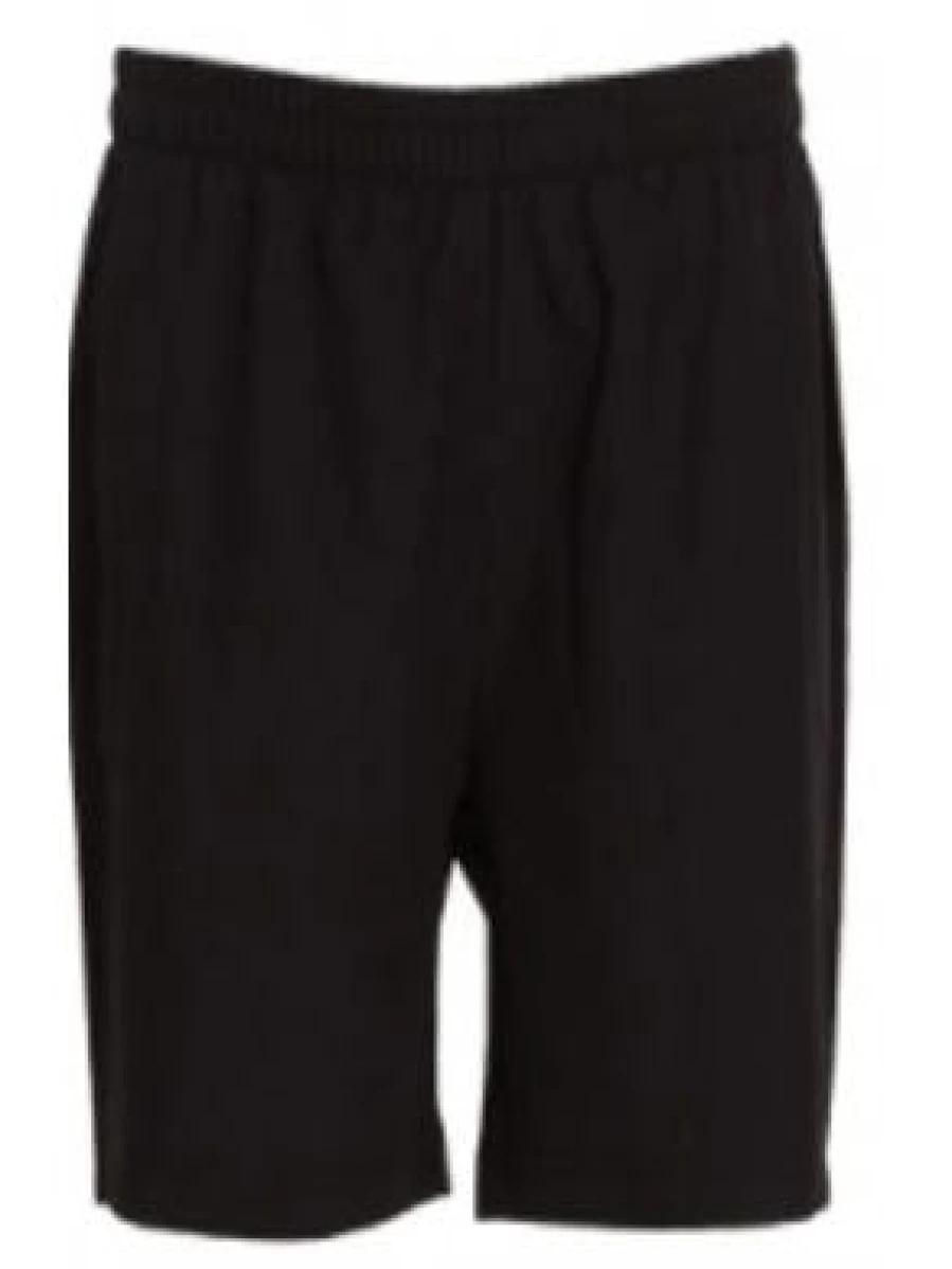Iconic Soul Men's Black Microfibre Shorts - Lightweight & Comfortable